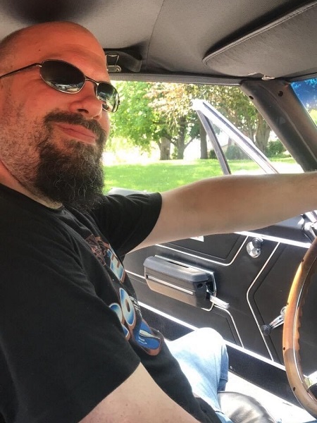 Image of me in my 1968 Pontiac GTO